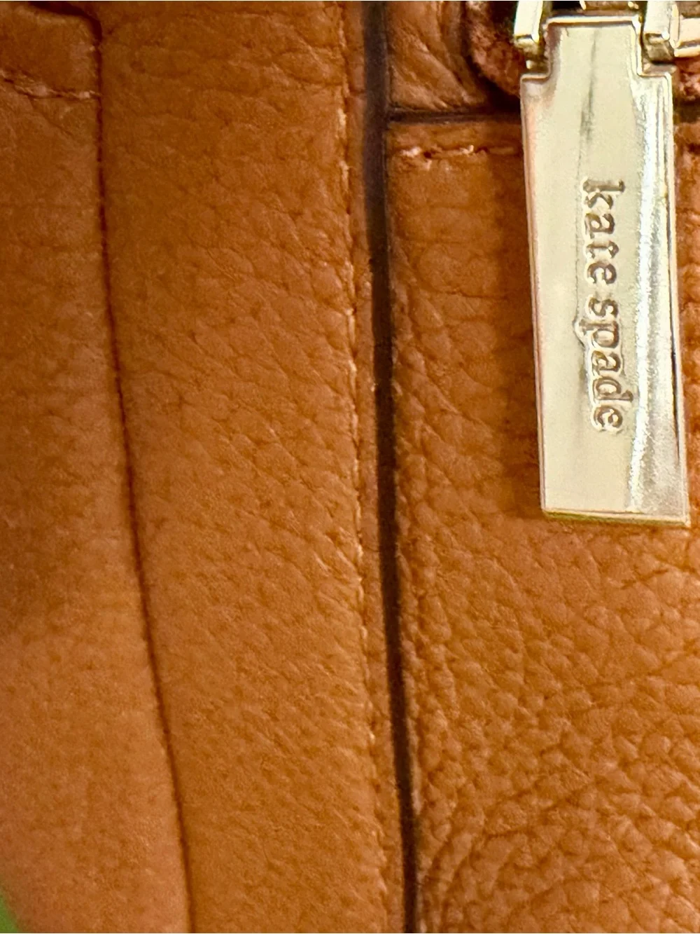 Kate Spade Pebbled Leather Backpack | Cognac | Excellent Condition